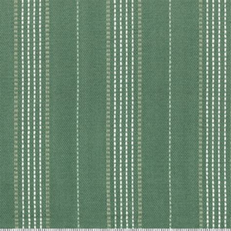 D3171 Warren Thyme Green Stitched Stripe Cotton Upholstery Fabric By