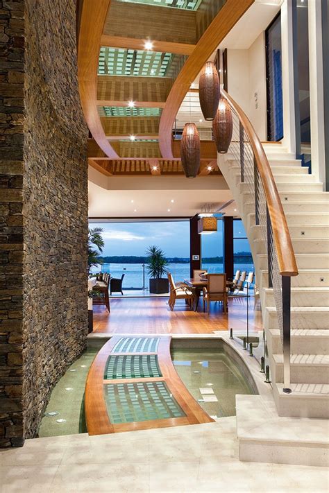 Luxury Waterfront Home with a Tropical Resort-Style Design