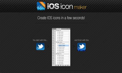 Appicon generator is a simple but powerful icon generator for os x, ios, watchos, and android. Photoshop Action of the Day: iOS Icon Maker