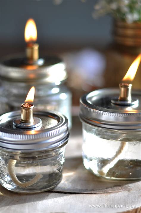 How To Make A Mason Jar Oil Lamp
