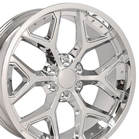 New Aluminum Wheel For 1999 2018 Chevrolet Silverado Snowflake 22x95