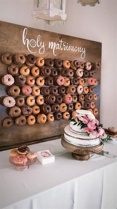 30 Best Wedding Donut Walls And Displays For 2021 Wedding Dessert Table