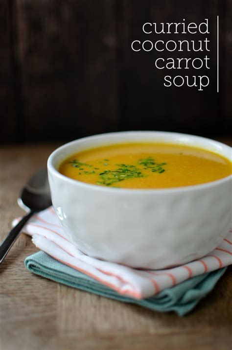 Curried Coconut Carrot Soup Simply Whisked