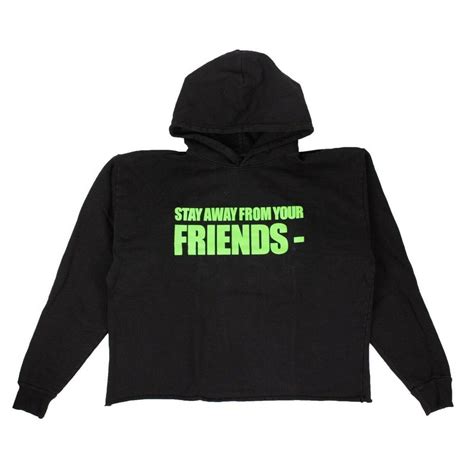 Vlone Rare Vlone Stay Away From Your Friends Hoodie Size L Grailed