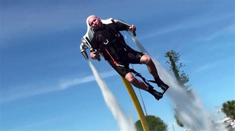 Insane Water Jetpack Launches Users Into The Sky With Streams Of H2o