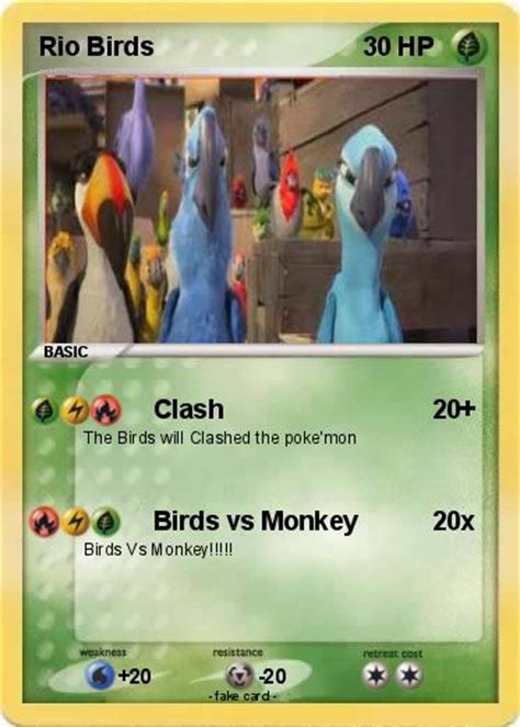 Pokémon Rio Birds 1 1 Clash My Pokemon Card