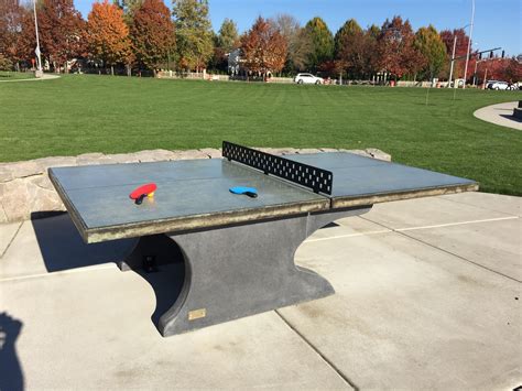 Making a diy outdoor ping pong table comes as a great choice, . concrete ping pong table 22 - Best Outdoor Ping Pong Tables