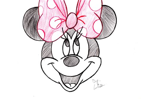 Disney Minnie Mouse Hand Draw Style By Kisjuhaszeliza97 On Deviantart