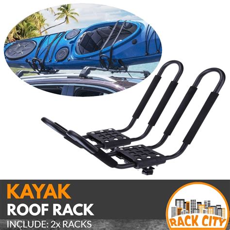 2pairs Universal Anti Vibration Roof Rack Pad For Kayakcanoesurfboard