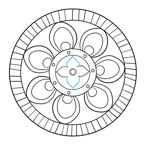How To Draw A Beginner Mandala Really Easy Drawing Tutorial