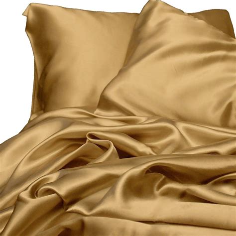 Satin Sheet Set Veuve Gold Silk Bed Sheets Silky Sheets Satin Sheets