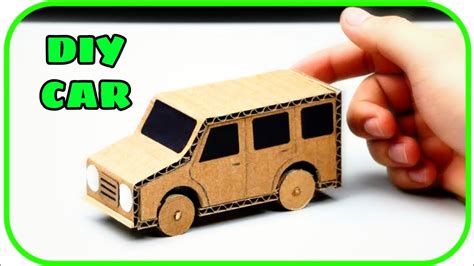 Mini Cardboard Car Diy Cardboard Car Cardboard Car Youtube