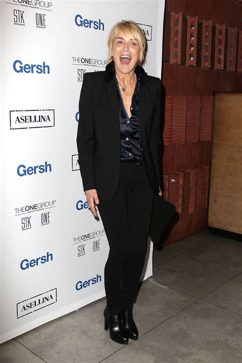 Sharon Stone At 2015 Gersh Upfronts Party In New York Hawtcelebs