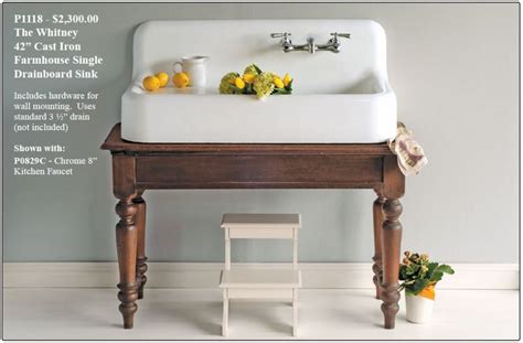 9 Sources For Farmhouse Drainboard Sinks Reproduction And Vintage