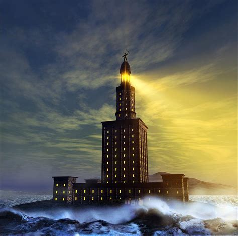 Ptolemy ii (the child of ptolemy i) wrapped up the lighthouse of alexandria around 25 years after. The Lighthouse of Alexandria