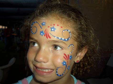 Face Painting Illusions And Balloon Art Llc Face Paint July 4 Stars