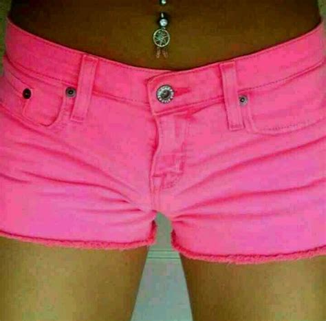 Cute Hott Pink Shorts Neon Pink Shorts Neon Shorts Cute Outfits