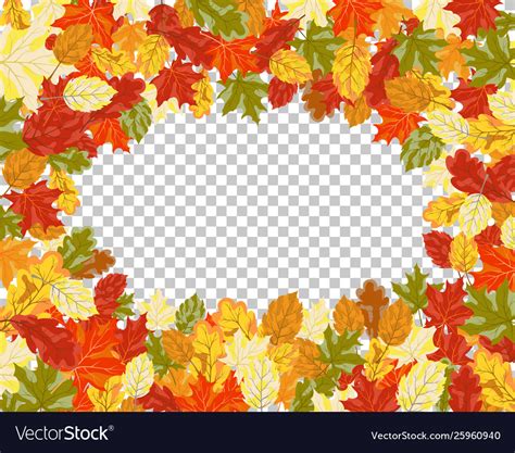 Falling Maple Leaves Royalty Free Vector Image