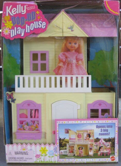 Shelly Pop Up Playhouse Mattel 1999 22037 Made In Italy Rare Barbie