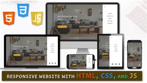 Responsive Website With Html Css And Javascript How To Build