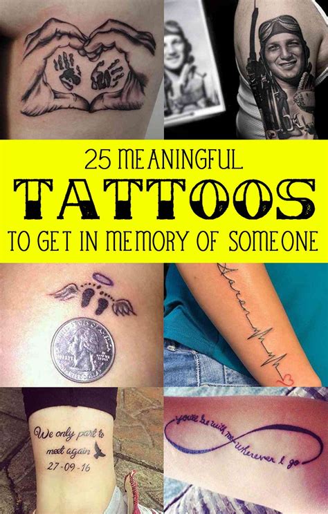 25 Best Meaningful Tattoos And Memorial Tattoos In Remembrance Of A