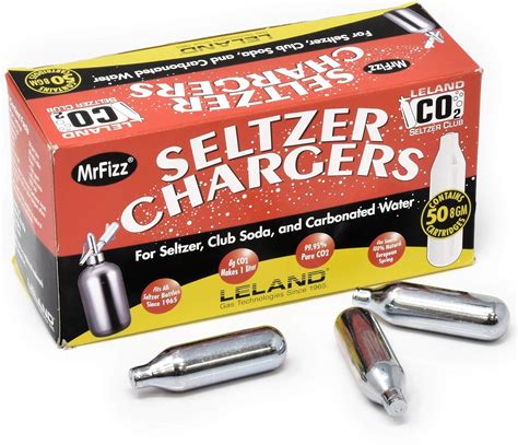 100 Leland Le10 Co2 Co2 Soda Chargers 8g C02 Seltzer Water