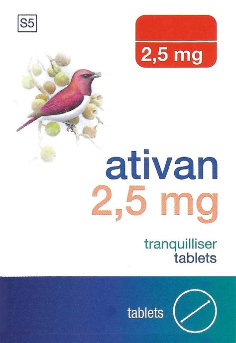 Ativan Lorazepam 25mg30tabs Rx Direct Meds