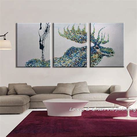 Great savings free delivery / collection on many items. Aliexpress.com : Buy 100% Handpainted 3 Panel Modern ...