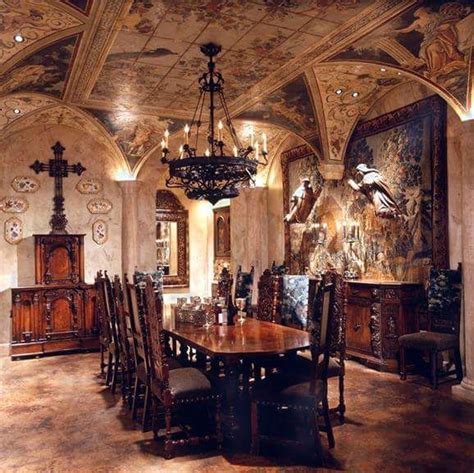 15 Rustic Renaissance Medieval Dining Rooms Part 1 Unique