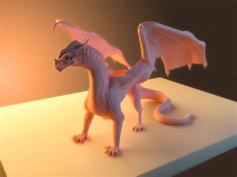 Dragon Of Sand Tribe From Wings Of Fire 3d Model 3d Printable Cgtrader