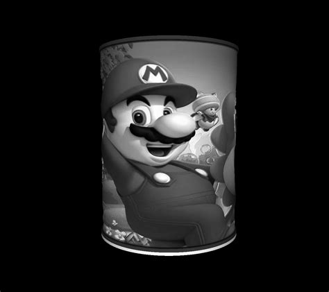 Stl File Super Mario Bross Lamp・3d Print Design To Download・cults