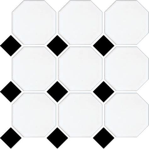 Nc212820 White Octagon With Black Dot Mosaic Tiles Brisbane Honed Marble Marble Mosaic Mosaic