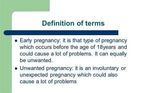 Unwanted Pregnancy Definition Doctor Heck