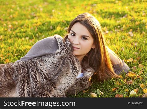 Beauty Girl Relaxing In Nature Free Stock Images And Photos 34939002