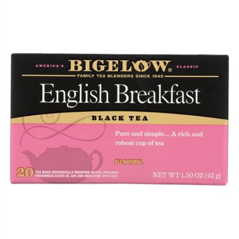 Bigelow® English Breakfast Black Tea 20 Ct Smiths Food And Drug