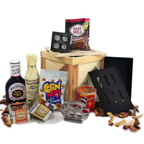 Finding great gifts for dad isn't as hard as you think! Grill Master Crate | BBQ Gifts For Guys | Gift baskets for ...