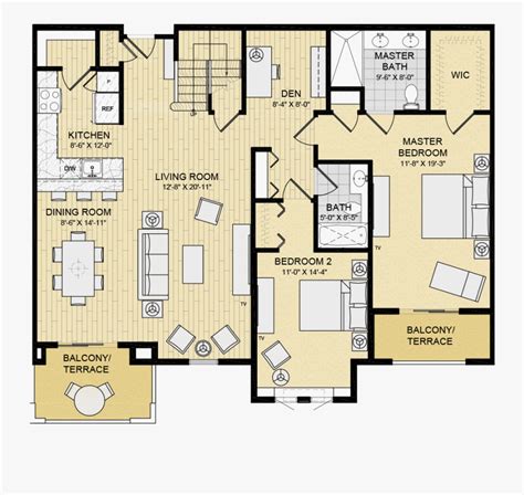 23+ Luxury 2 Bedroom Floor Plans, Top Inspiration!