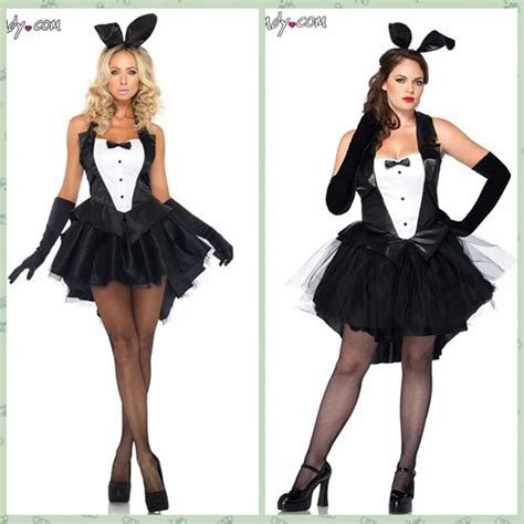compre festa de carnaval tuxedo coelho halloween trajes cosplay coelho maid