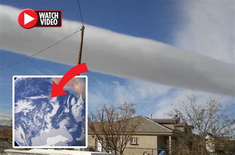 Huge Line Cloud Spans Entire Globe Sparks Haarp Weather Control