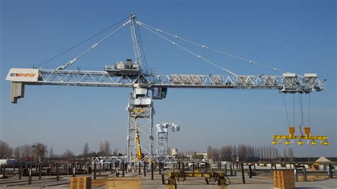 Specially Designed Potain Tower Cranes Pick Steel In Italy ⋆ Crane