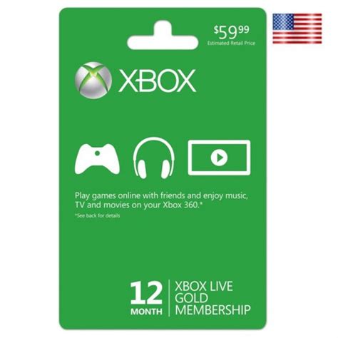 Buy Xbox Live 12 Month Gold Membership Card توصيل