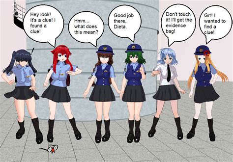 Vandread Girls Police By Quamp On Deviantart