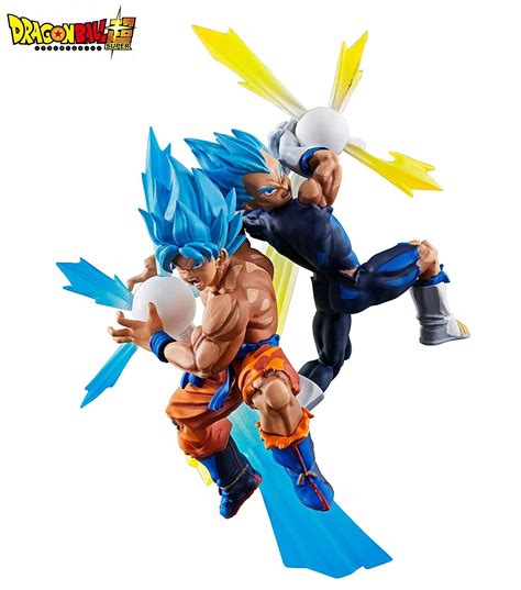 Megahouse Dracap Re Birth Dragon Ball Figure Super Saiyan Blue God Goku And Vegeta Ebay