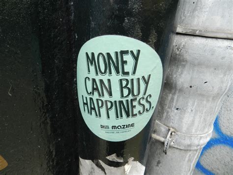 Money Can Buy Happiness