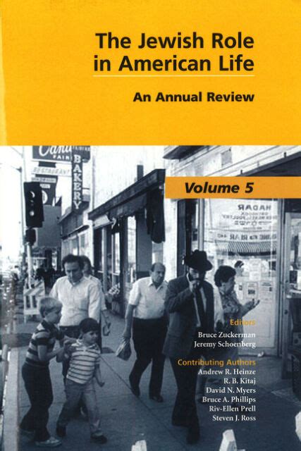The Jewish Role In American Life An Annual Review Ser Casden
