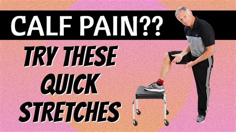 Calf Pain During Or After Walking Running Quick Stretches At Home
