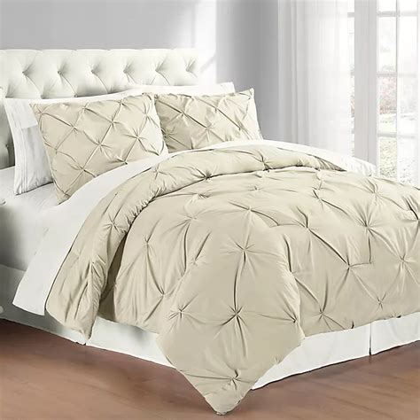 Pintuck Comforter Set Bed Bath And Beyond