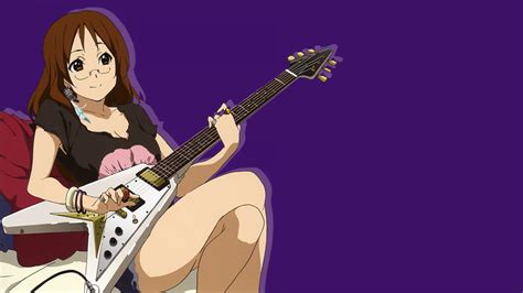 Wallpaper K On Sawako Yamanaka Anime Girls Guitar 1920x1080