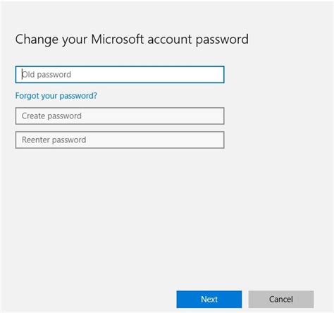 Password Of User Account Change In Windows 10 Windows 10 User