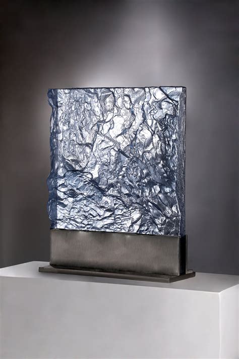 Cast Glass Sculpture Geologic Editions — David Ruth Cast Glass
